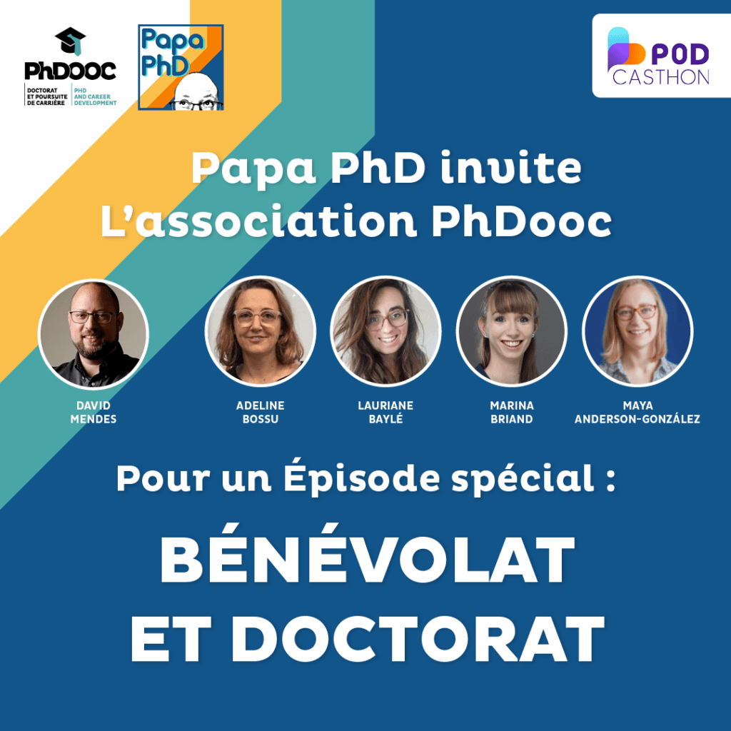 Podcasthon 2023 – Papa PhD présente PhDOOC (Hors-série)