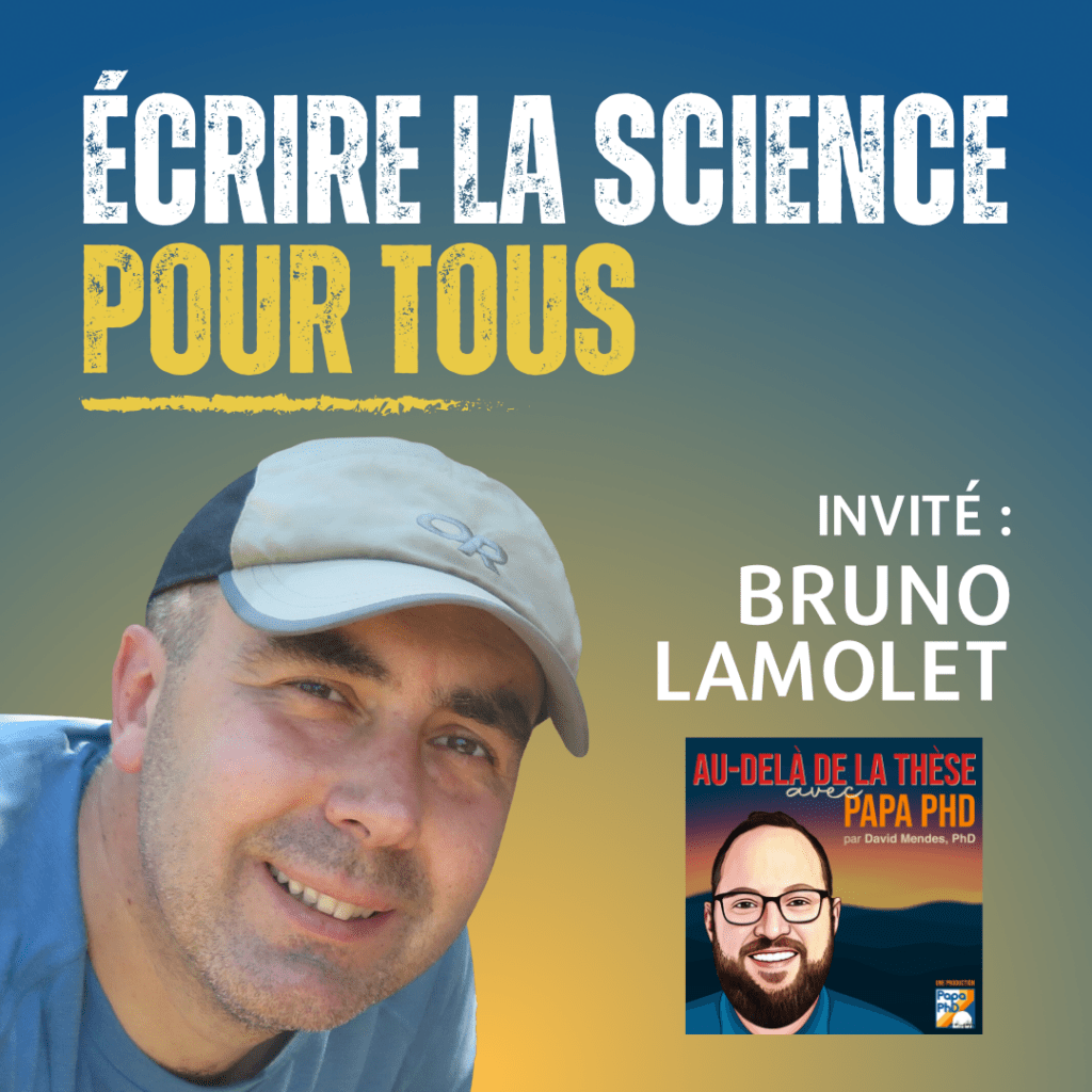 Écrire la science pour tous avec Bruno Lamolet